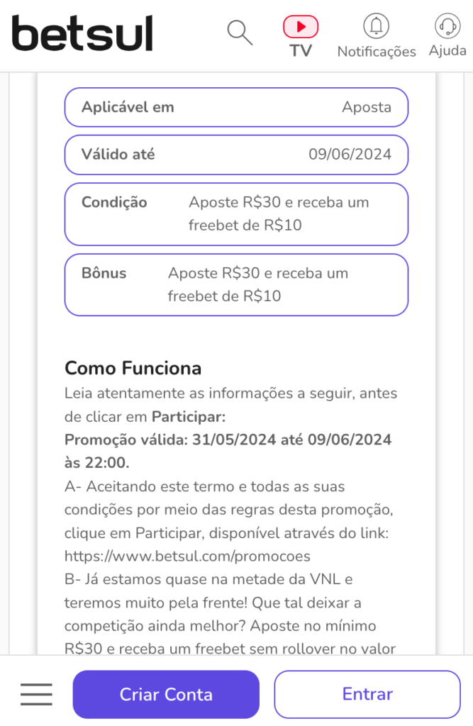 Como Ativar o Código Promocional Betsul